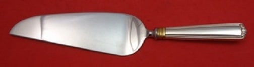 Lunt Embassy Scroll Gold Sterling Silver Pie Server 10.25" (1 of 1)