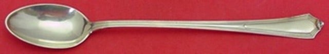 Gorham Plymouth Sterling Silver Iced Tea Spoon 7.5 Antique Flatware (1 of 2)