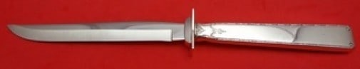 Towle Old Lace Sterling Silver Steak Knife 8 5/8 Inch: Towle Old Lace Sterling Silver Steak Knife 8 5/8 Inch This exquisite steak knife features a beautiful Old Lace pattern by Towle, crafted with a sterling silver hollow handle complemented by a durable
