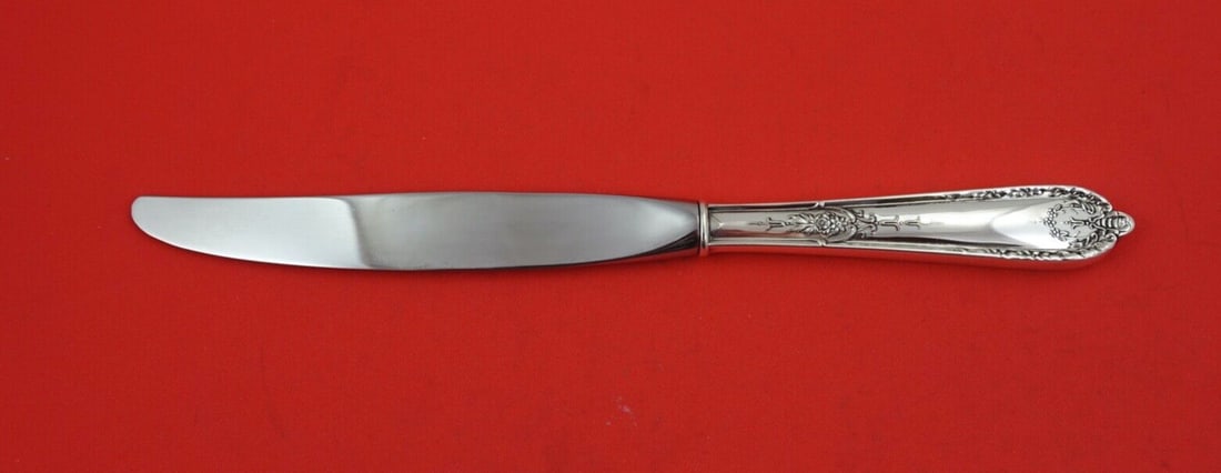 Alvin Della Robbia Sterling Silver Dinner Knife 9 1/4 Modern (1 of 2)