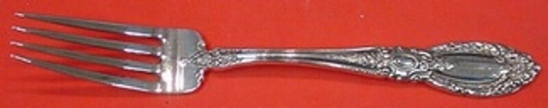 Towle King Richard Sterling Silver Dinner Fork 7 7/8 Inch Flatware: Towle King Richard Sterling Silver Dinner Fork 7 7/8 Inch Flatware This exquisite dinner fork, featuring the elegant King Richard pattern by Towle, is crafted from high-quality sterling silver. Measur