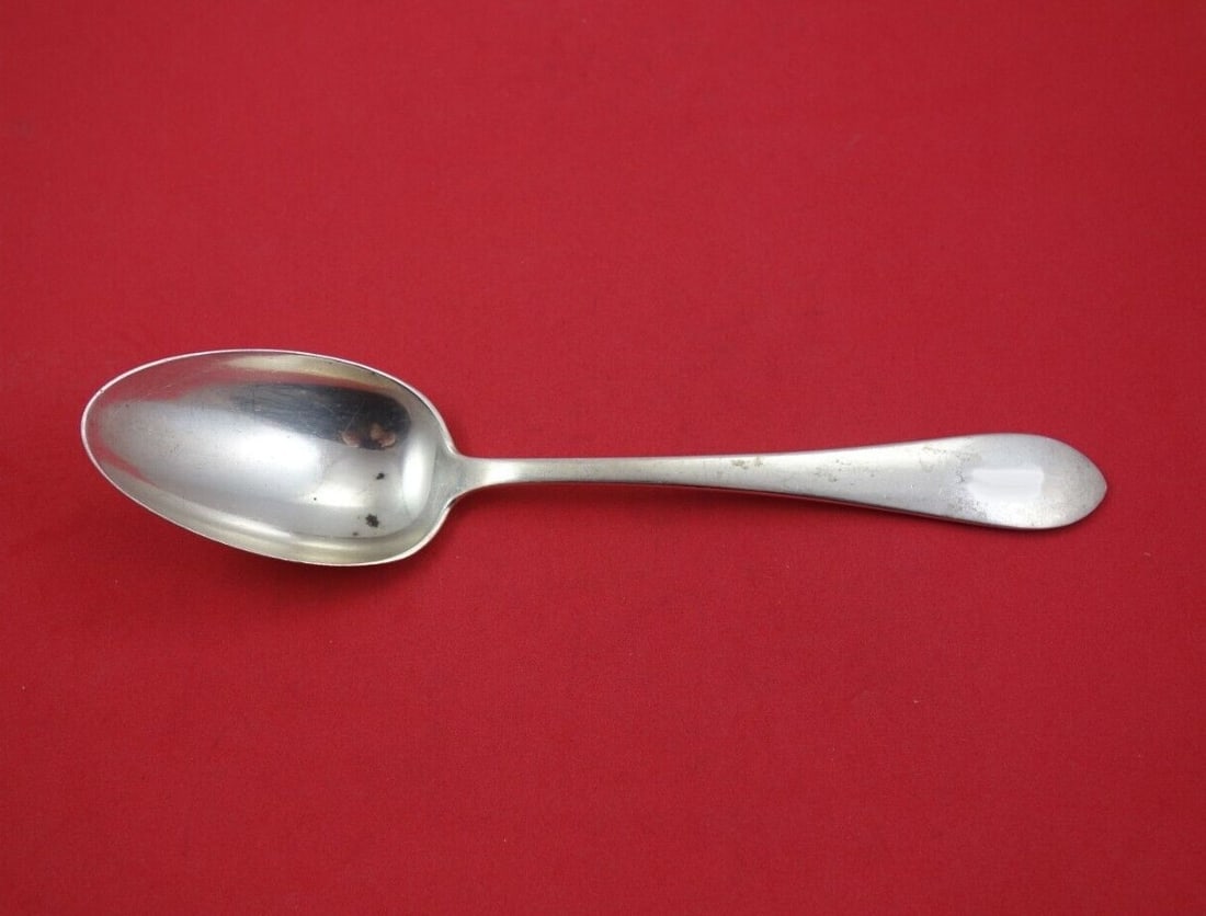 Gorham Puritan Sterling Silver Serving Spoon 8 3/8 Inch Heirloom: Gorham Puritan Sterling Silver Serving Spoon 8 3/8 Inch Heirloom This exquisite serving spoon from the Puritan pattern by Gorham is crafted from high-quality sterling silver. Measuring 8 3/8 inches, t