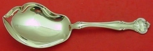 Gorham Cromwell Sterling Silver Vegetable Serving Spoon 9.5 inches: Gorham Cromwell Sterling Silver Vegetable Serving Spoon 9.5 inches This exquisite serving spoon is a beautiful example of the Cromwell pattern by Gorham, crafted from high-quality sterling silver. Mea