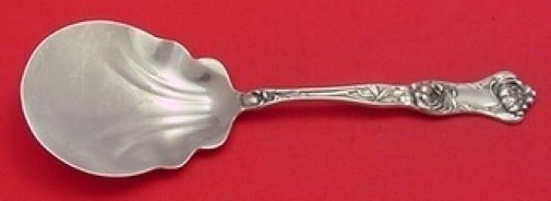 Wallace Peony Sterling Silver Tomato Server 7 3/4: Wallace Peony Sterling Silver Tomato Server 7 3/4 This is a sterling silver tomato server in the Peony pattern by Wallace. Featuring an elegant Art Nouveau style, this piece was crafted in the United 