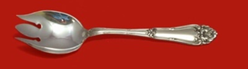 Amston Frank Whiting Champlain Sterling Silver Ice Cream Fork 6 Inch: Amston Frank Whiting Champlain Sterling Silver Ice Cream Fork 6 Inch This exquisite ice cream fork is crafted from sterling silver and features the elegant Champlain pattern by Frank Whiting. Measurin