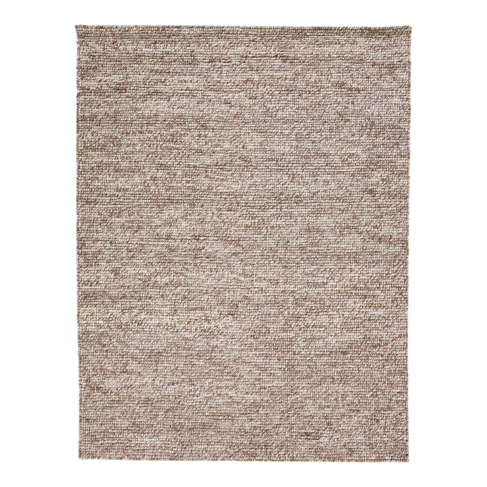 Brown Handmade Wool Rug 9' x 12' Geometric Design (1 of 7)
