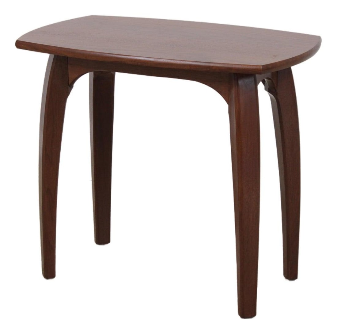 Walnut Console Table with Curved Legs Modern Style 35w x 21d x 30h (1 of 10)