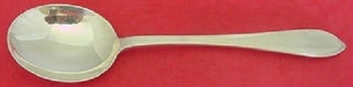 Tiffany & Co. Reeded Edge Sterling Silver Cream Soup Spoon 6.75" (1 of 1)