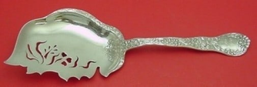 Gorham Meadow Sterling Silver Macaroni Server 9.5 inches Monogrammed: Gorham Meadow Sterling Silver Macaroni Server 9.5 inches Monogrammed Presenting the exquisite Meadow Macaroni Server by Gorham, crafted from high-quality sterling silver. This elegant serving piece me