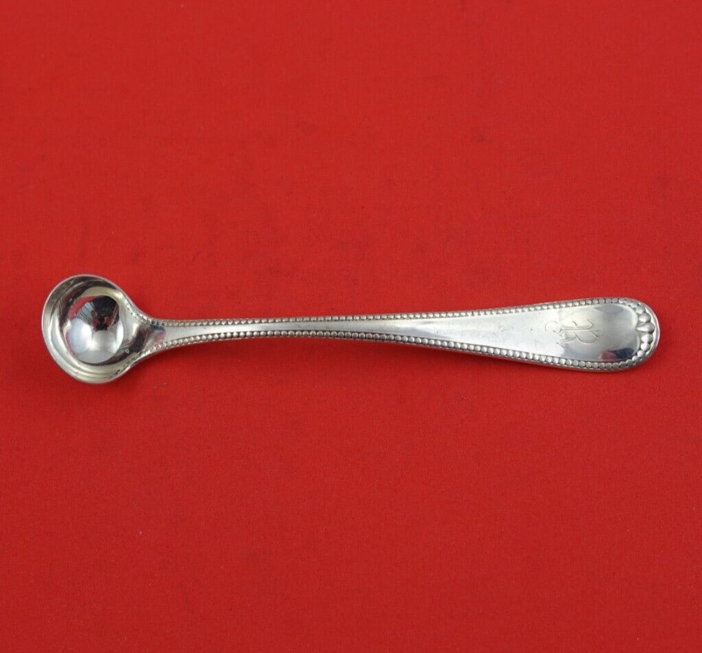 Gorham Newcastle Sterling Silver Custom Mustard Ladle 4 3/4" (1 of 3)