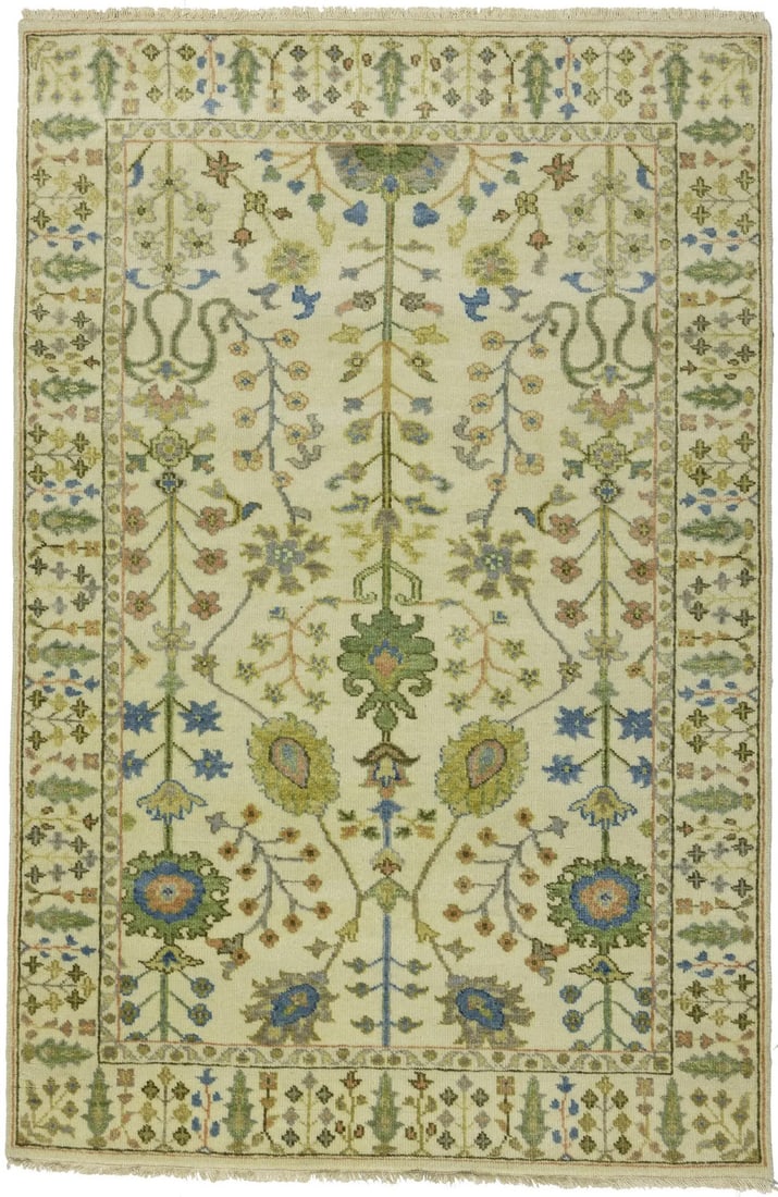 Tree of Life Handmade Wool Floral Rug 4x6 ft Eco-Friendly Non-Slip: Tree of Life Handmade Wool Floral Rug 4x6 ft Eco-Friendly Non-Slip Enhance your home with this stunning Tree of Life Wool Floral Oriental Rug, perfect for any entryway, bathroom, or living space. Meas