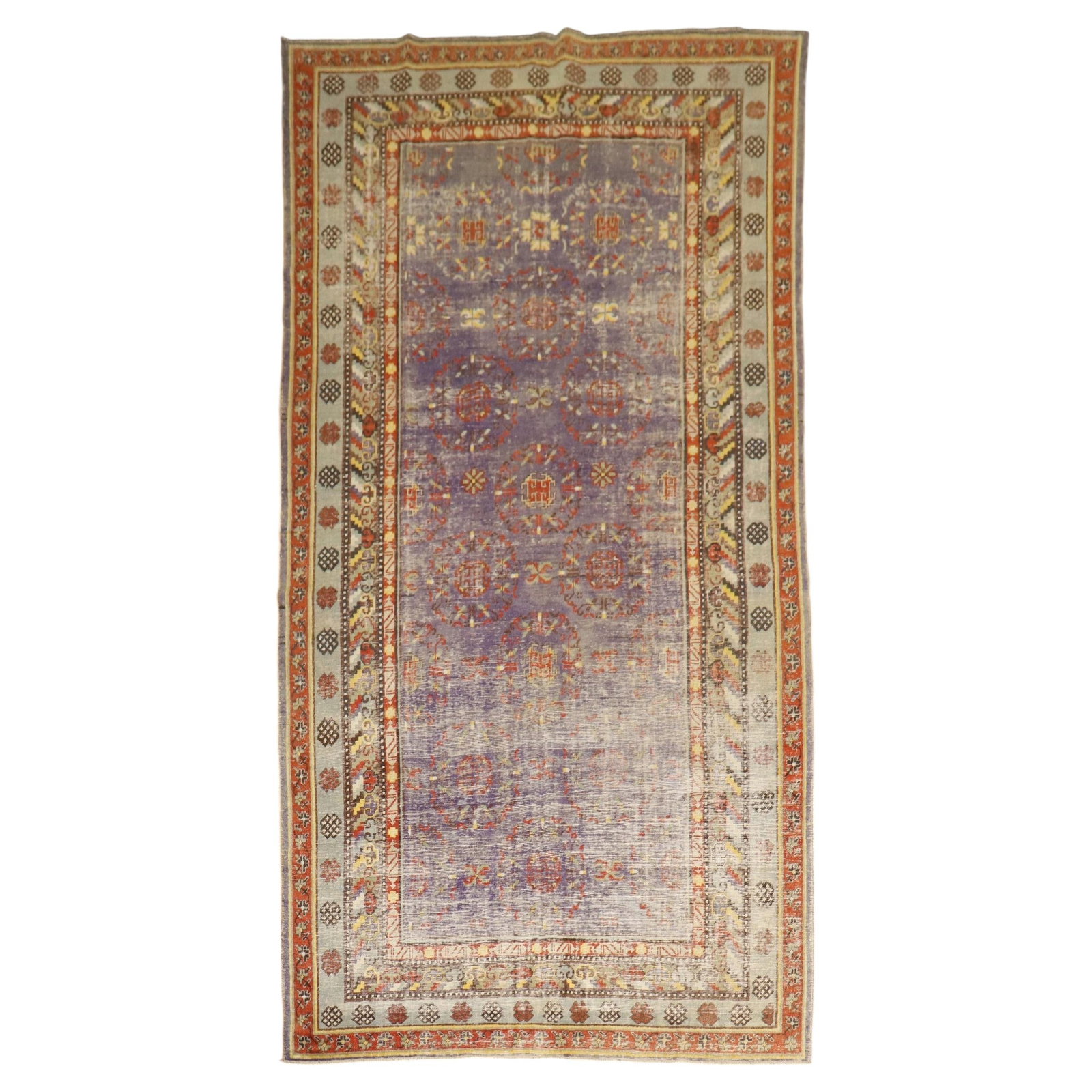 Early 20th Century Wool Khotan Samarkand Rug (1 of 12)