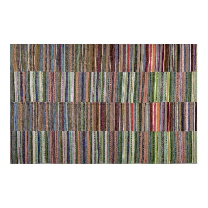 Maimana Kilim Wool Flatweave Rug in Afghan Style 6'x9'6": Maimana Kilim Wool Flatweave Rug in Afghan Style 6'x9'6" This Afghan style Maimana flatweave kilim rug is crafted from wool using traditional techniques, combining classic artistry with a modern aesth