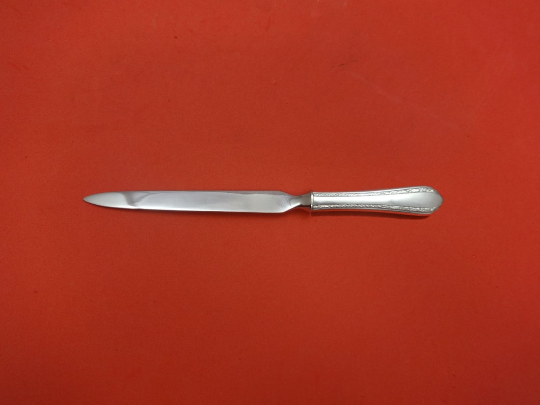 Royal Crest Wild Flower Sterling Silver Letter Opener Custom 8 inches: Royal Crest Wild Flower Sterling Silver Letter Opener Custom 8 inches Introducing the Wild Flower Letter Opener by Royal Crest, a stunning addition to your desk or collection. Crafted from high-qualit