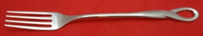 Tiffany & Co Padova Sterling Silver Cold Meat Fork 10 7/8 Inch Serving: Tiffany & Co Padova Sterling Silver Cold Meat Fork 10 7/8 Inch Serving This exquisite cold meat fork from the Padova pattern by Tiffany & Co. is crafted from high-quality sterling silver. Measuring 10