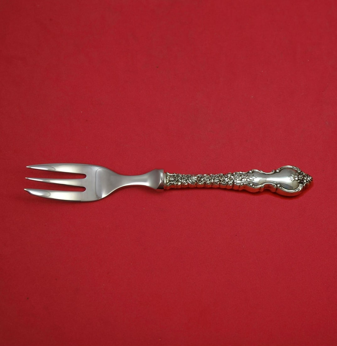 International Sterling Du Barry 3-Tine Caviar Fork 6 1/4 Inch (1 of 1)