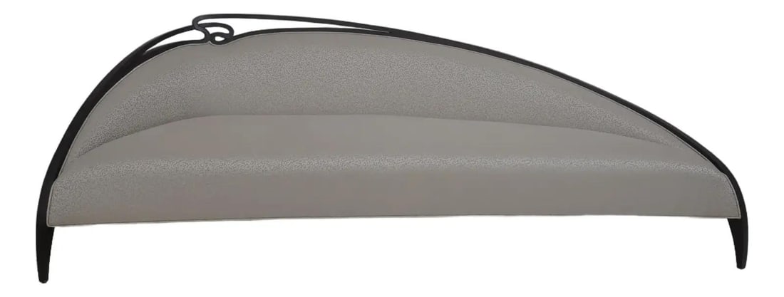 Art Nouveau Carved Chaise Lounge Model 600-0555 Asymmetrical Swirl Design (1 of 10)