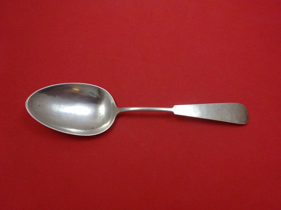 Porter Blanchard Chino Sterling Silver Serving Spoon 9.5 Vintage: Porter Blanchard Chino Sterling Silver Serving Spoon 9.5 Vintage This exquisite vintage serving spoon, crafted by Porter Blanchard, features the elegant Chino pattern. Measuring 9 1/2 inches in length