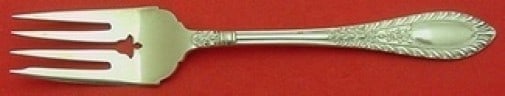 Manchester Gadroonette sterling silver salad fork 6 1/4 inch (1 of 2)