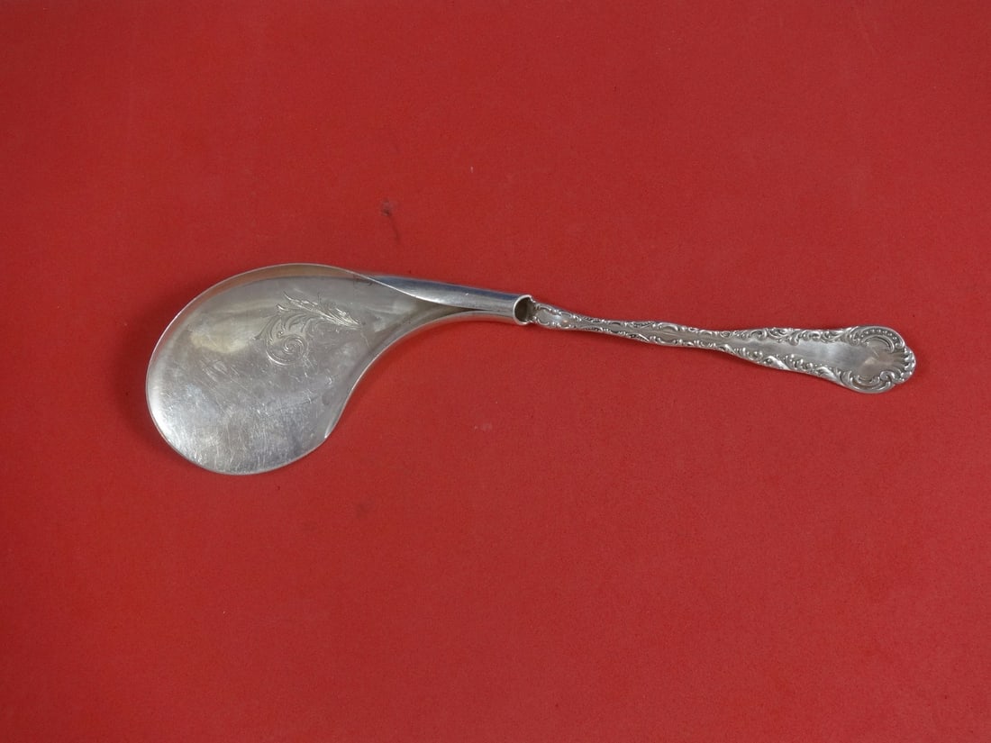 Louis XV Wood & Hughes Sterling Silver Poached Oyster Server 10 1/4 Bright-Cut: Louis XV Wood & Hughes Sterling Silver Poached Oyster Server 10 1/4 Bright-Cut Indulge in elegance with this Louis XV Poached Oyster Server from Wood & Hughes, crafted in fine sterling silver. This ex