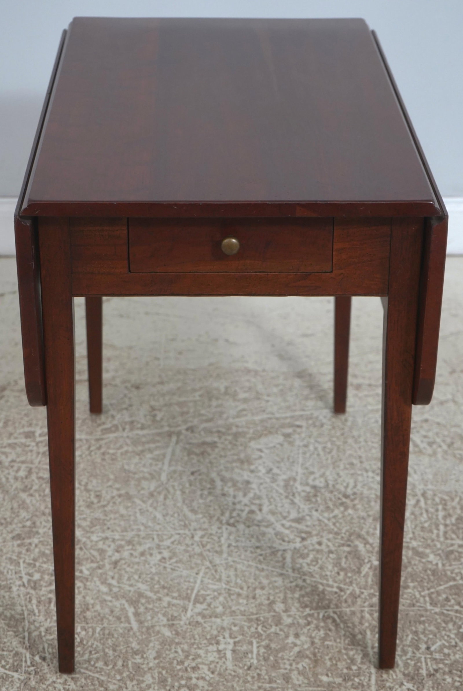 Cherry Pembroke Drop Leaf Table by Wright Table Co 2 Drawer - 2