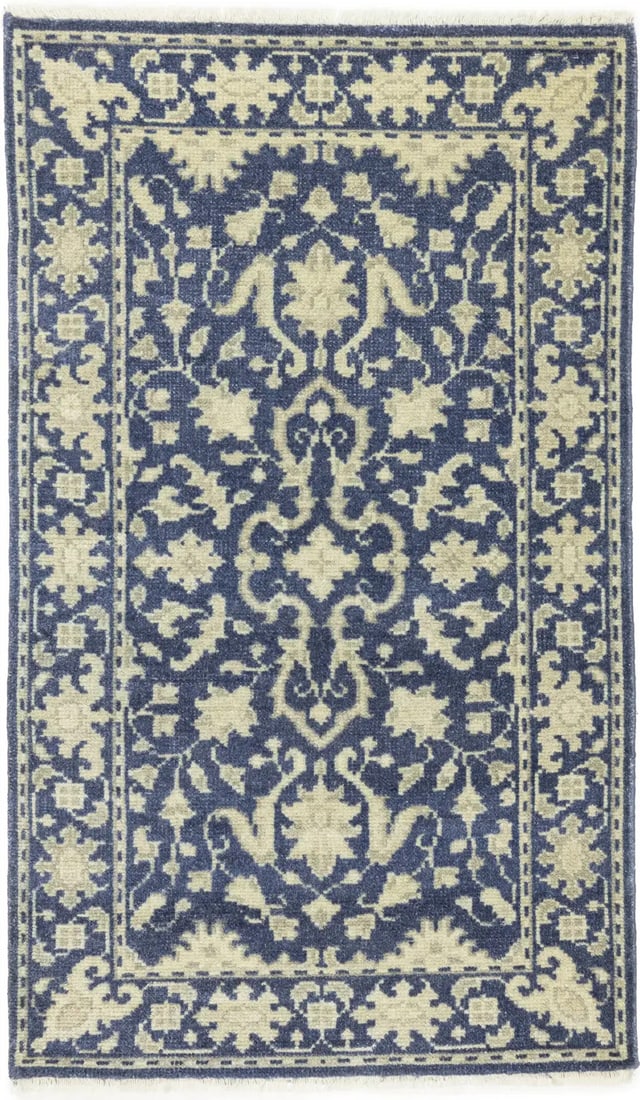 3x5 Wool Transitional Floral Area Rug Muted Bedroom Decor: 3x5 Wool Transitional Floral Area Rug Muted Bedroom Decor This 3x5 transitional Oriental rug features a muted floral design, making it a stylish addition to small bedrooms or living spaces. Its versat
