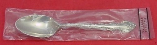 Wallace Feliciana Sterling Silver 7 Inch Soup Spoon New: Wallace Feliciana Sterling Silver 7 Inch Soup Spoon New Introducing the Feliciana by Wallace sterling silver place soup spoon, measuring 7 inches in length. This exquisite piece is crafted from high-q