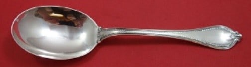 Towle Old Newbury Sterling Silver Gumbo Soup Spoon 7 1/8" Monogrammed (1 of 1)