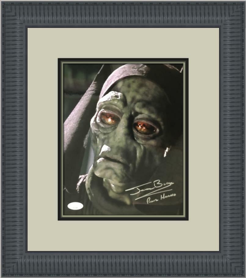 Jerome Blake Signed Star Wars Haako Photo Custom Framed 15x17 JSA COA: Jerome Blake Signed Star Wars Haako Photo Custom Framed 15x17 JSA COA Capture a piece of cinematic history with this custom framed photograph from Star Wars: Episode I - The Phantom Menace, featuring 