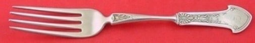 Gorham Corinthian Sterling Silver Fork 7 Inch Heirloom Flatware: Gorham Corinthian Sterling Silver Fork 7 Inch Heirloom Flatware This exquisite 7-inch regular fork is part of the Corinthian pattern by Gorham, crafted from high-quality sterling silver. Manufactured 