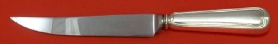 Frank Smith Fiddle Thread Sterling Silver Serrated Steak Knife 8.5 Inch: Frank Smith Fiddle Thread Sterling Silver Serrated Steak Knife 8.5 Inch This exquisite steak knife features the elegant Fiddle Thread pattern by Frank Smith, expertly crafted from sterling silver with