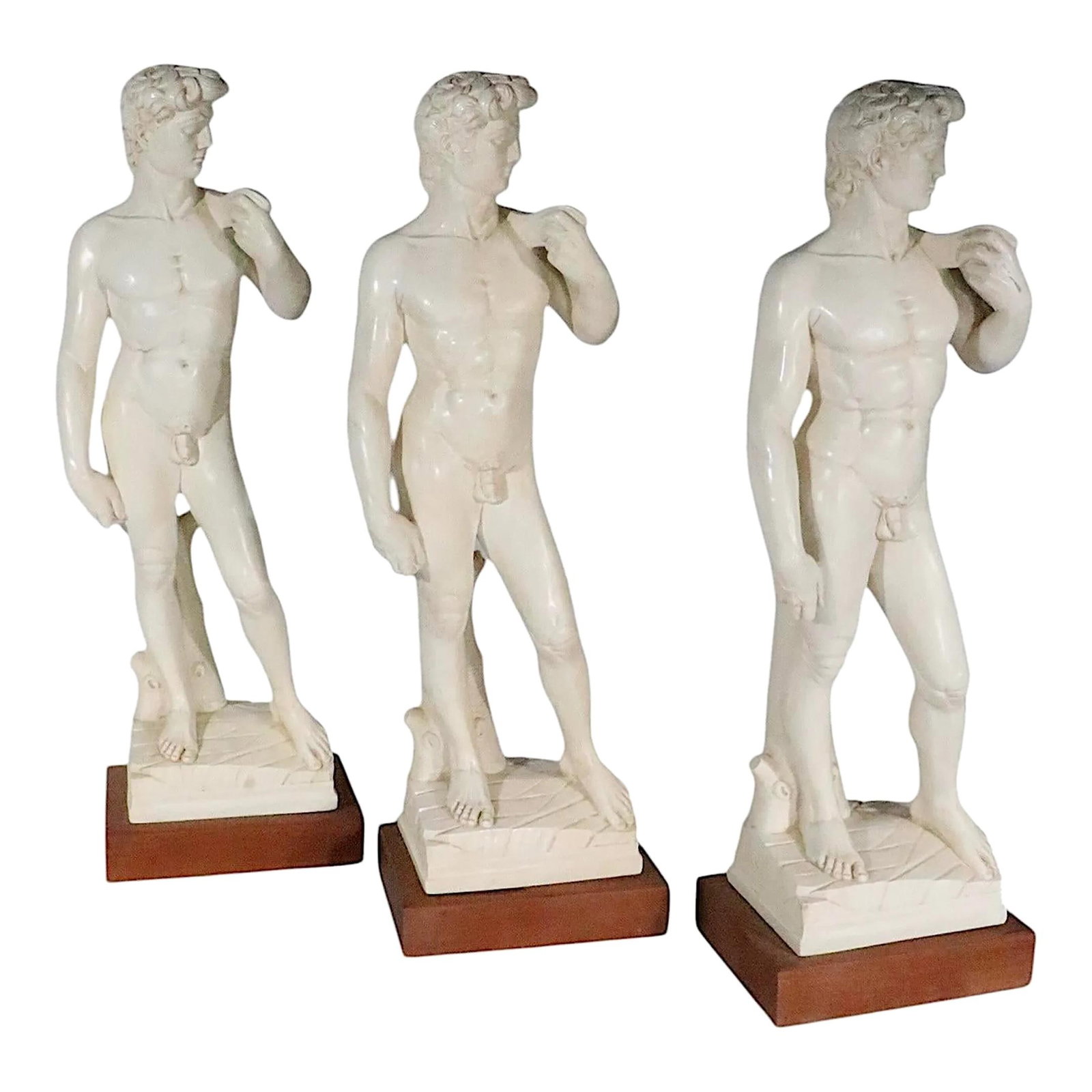 Set of Three Replica David Sculptures by Sergey Eylanbekov for Alva (1 of 10)