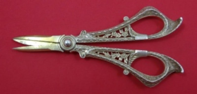 Tiffany Co Persian Sterling Silver Grape Shears 6 1/4 M 9770 (1 of 1)