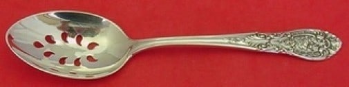 Easterling Southern Grandeur Sterling Silver Slotted Spoon 9 Hole: Easterling Southern Grandeur Sterling Silver Slotted Spoon 9 Hole This exquisite Southern Grandeur serving spoon by Easterling features a beautiful slotted design, perfect for serving your favorite di