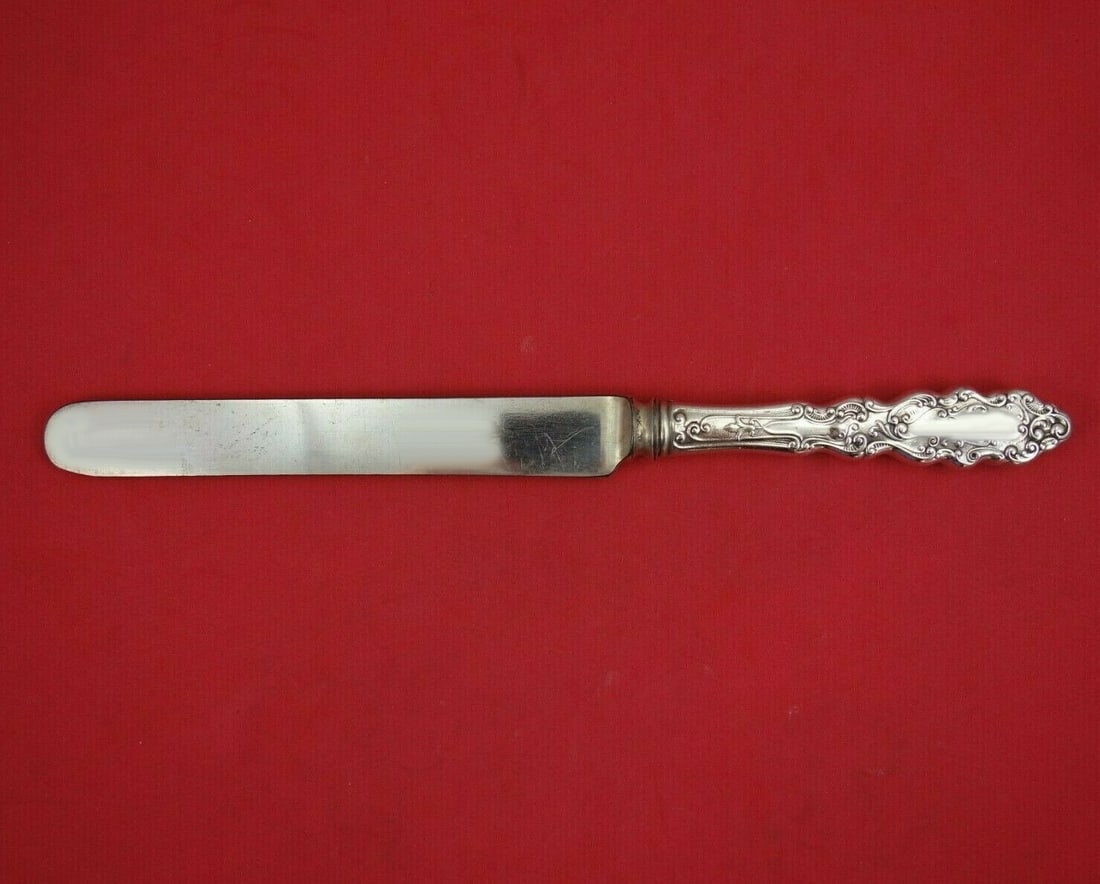 Gorham Luxembourg Sterling Silver Antique Banquet Knife 10 3/4" (1 of 2)