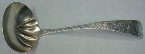 Seymour Engraved Woodbine Sterling Silver Gold Washed Soup Ladle 10": Seymour Engraved Woodbine Sterling Silver Gold Washed Soup Ladle 10" This exquisite soup ladle features a classic Woodbine pattern engraved by Seymour. Crafted from sterling silver and enhanced with a