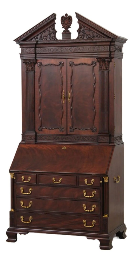 Henkel Harris Model 6097 Mahogany Secretary Desk (1 of 10)