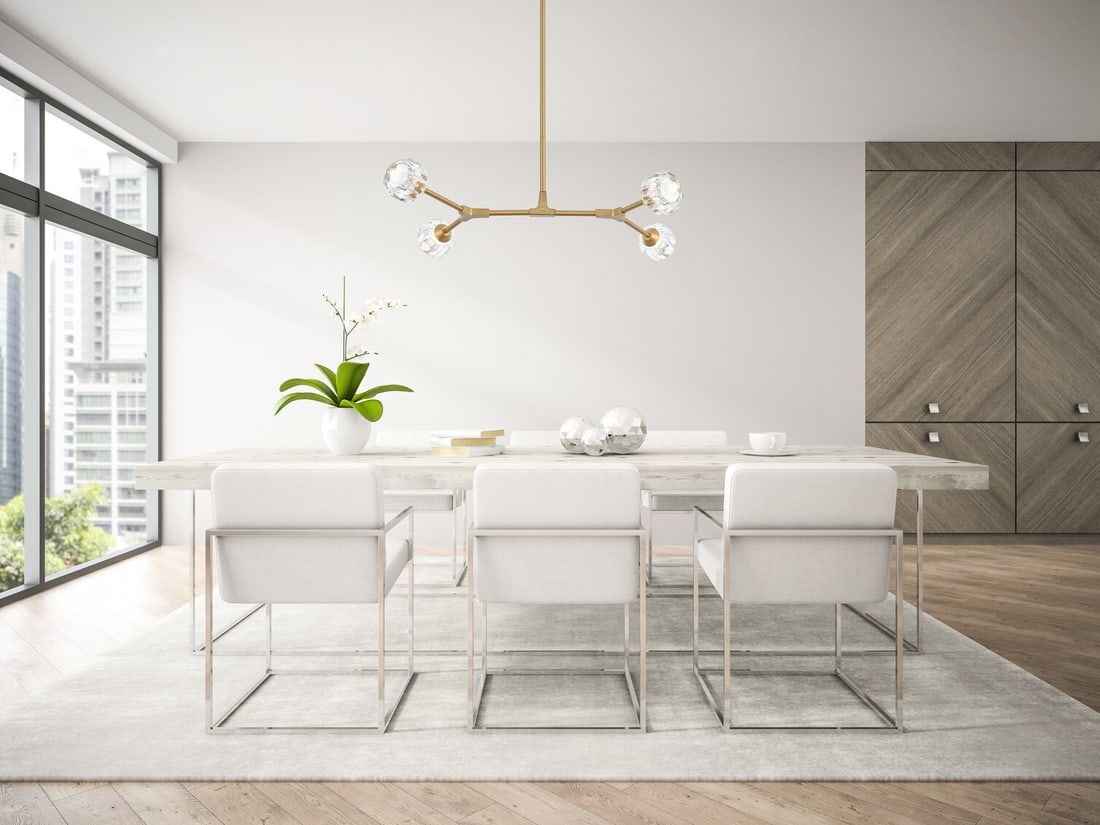 Zayne 4-Light Gold Crystal Pendant Chandelier: Zayne 4-Light Gold Crystal Pendant Chandelier This modern pendant chandelier from the Zayne Collection features a gold finish with clear crystal shades. Designed for indoor installation, it offers fou