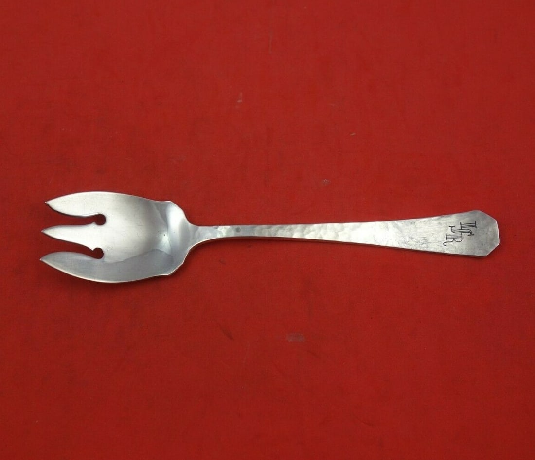 Wallace San Juan Sterling Silver Ice Cream Fork 5.5 Inch Monogrammed: Wallace San Juan Sterling Silver Ice Cream Fork 5.5 Inch Monogrammed Indulge in a touch of elegance with this exquisite San Juan ice cream fork by Wallace. Crafted from high-quality sterling silver, t