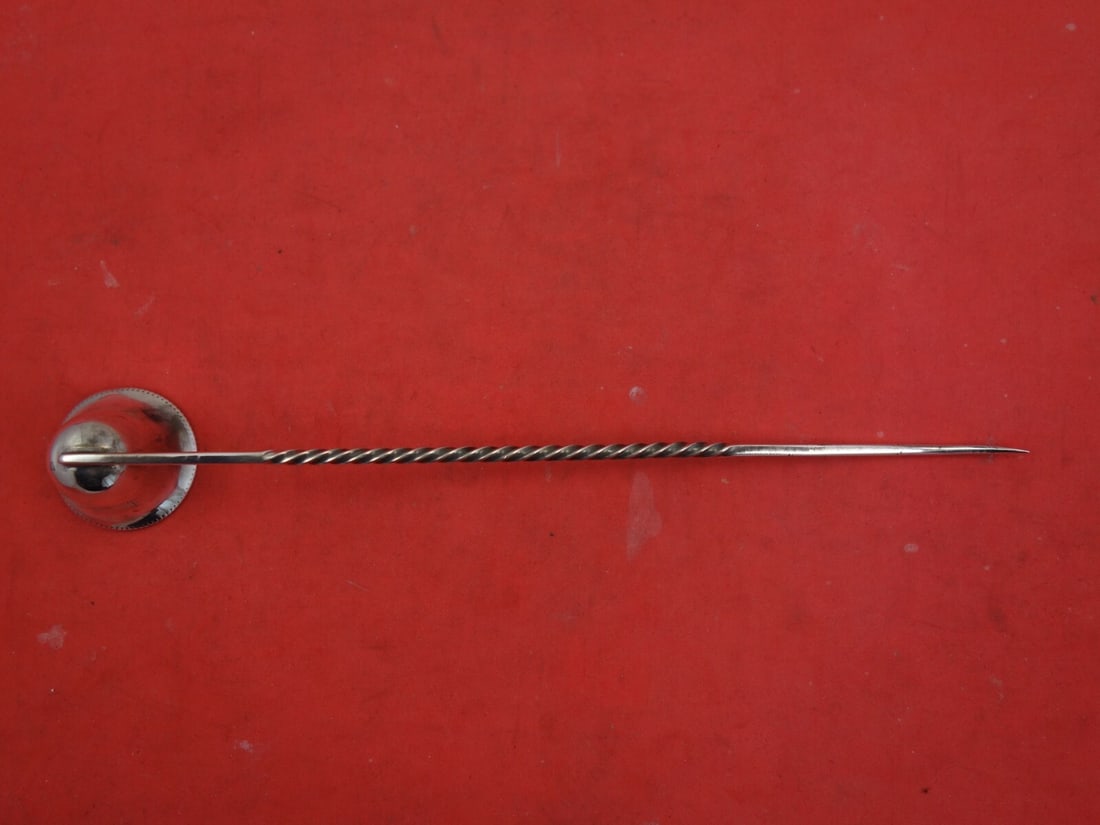 Vintage Goodnow & Jenks Sterling Silver Candle Snuffer 7 Inch Twisted Handle (1 of 2)
