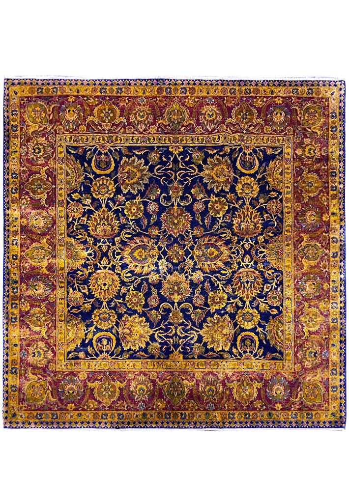 8' x 8' Handmade Jaipour Quality Rug Soft Silky Wool Area Rug: 8' x 8' Handmade Jaipour Quality Rug Soft Silky Wool Area Rug Free continental US Shipping Transform your living area with this stunning 8' x 8' Square Handmade Jaipour Quality Rug, expertly crafted f