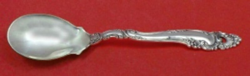 Gorham Decor Sterling Silver Custom Ice Cream Spoon 6": Gorham Decor Sterling Silver Custom Ice Cream Spoon 6" Indulge in timeless elegance with this custom-made ice cream spoon from Gorham's Decor pattern. Crafted from high-quality sterling silver, this 6