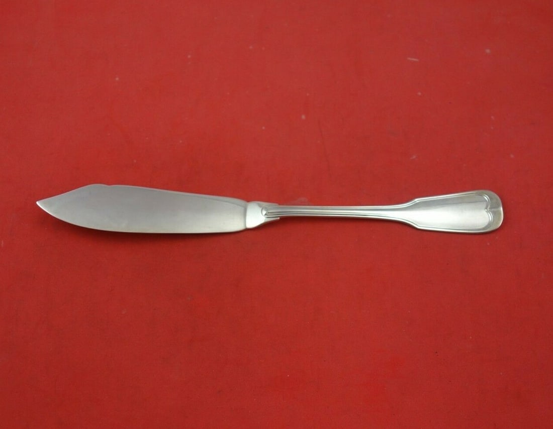 Koch and Bergfeld Sterling Silver Fish Knife 8 3/4 Inch Unused Classic Design (1 of 3)