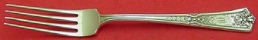 Dominick & Haff Louis XIV Chased Sterling Silver Dinner Fork 7 3/4" Monogrammed: Dominick & Haff Louis XIV Chased Sterling Silver Dinner Fork 7 3/4" Monogrammed This exquisite dinner fork features the elegant Louis XIV Chased pattern by Dominick & Haff. Crafted from high-quality s