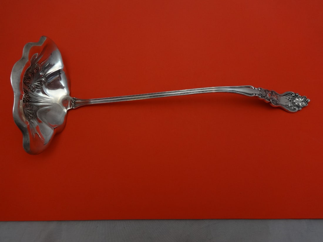International Silver Moselle Silverplate Punch Ladle Fancy Bowl 13.5" (1 of 2)