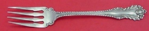 Dominick & Haff Mazarin Sterling Silver 4-Tine Fish Fork 7": Dominick & Haff Mazarin Sterling Silver 4-Tine Fish Fork 7" This exquisite Mazarin fish fork from Dominick & Haff features a fancy 4-tine design and measures 7 inches in length. Crafted from high-qual