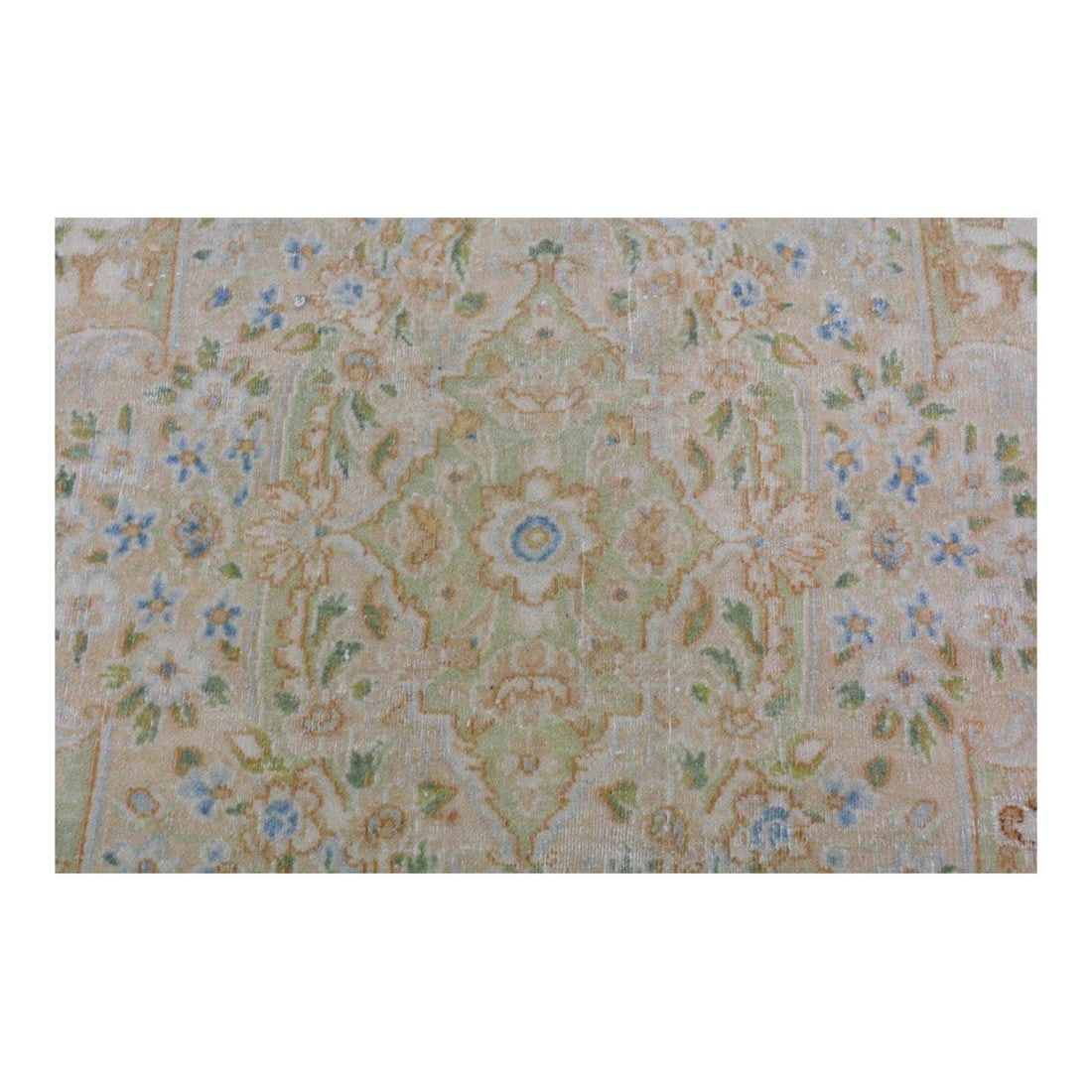 Pink Wool Anatolian Turkish Rug 12'6x22'1: Pink Wool Anatolian Turkish Rug 12'6x22'1 This vintage Turkish Anatolian rug is professionally hand-knotted from wool, showcasing traditional craftsmanship with a modern design sensibility. Its soft t