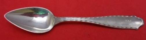 Tiffany Marquise Sterling Silver Grapefruit Spoon 5 3/4: Tiffany Marquise Sterling Silver Grapefruit Spoon 5 3/4 This is a Tiffany & Co. Marquise pattern sterling silver grapefruit spoon, measuring 5 3/4 inches in length. Made in the United States, this pre