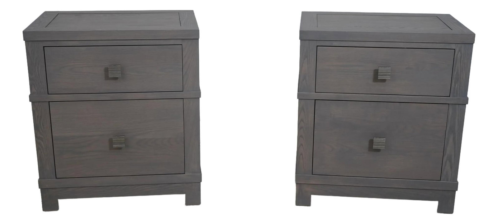 Modern Stickley Ashwood Nightstands Pair with Dovetailed Drawers (1 of 10)