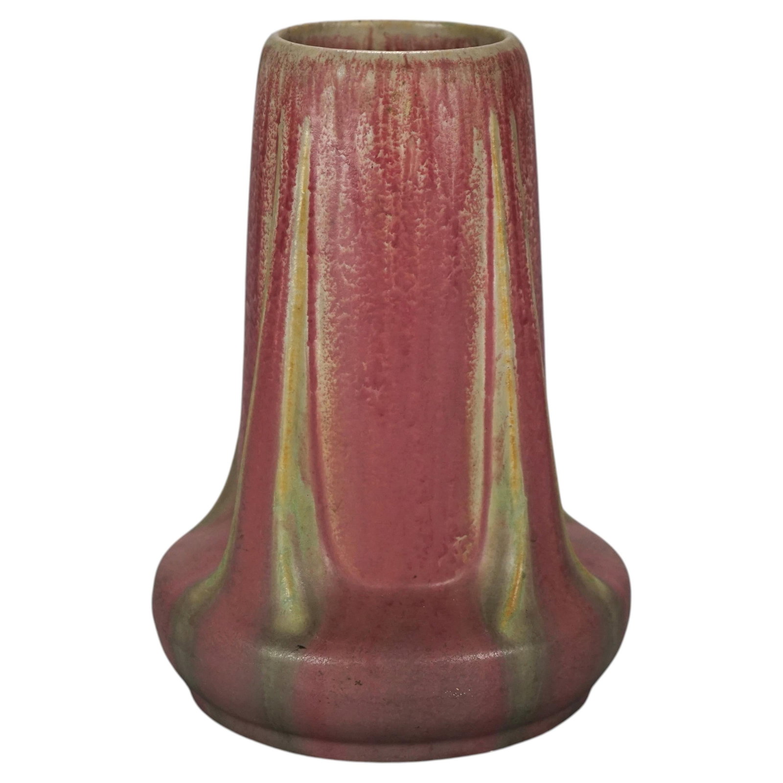 Circa 1920 Fulper buttress form Arts and Crafts art pottery vase (1 of 6)